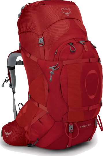Osprey Ariel Plus 85 Ws Carnelian Red WM/L Osprey Ariel Plus 85 Ws Carnelian Red WM/L