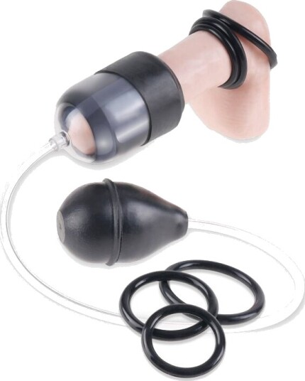 Pipedream - Fetish Fantasy Series Pipedream Fetish Fantasy: Suck n' Stroke Head Pump, svart