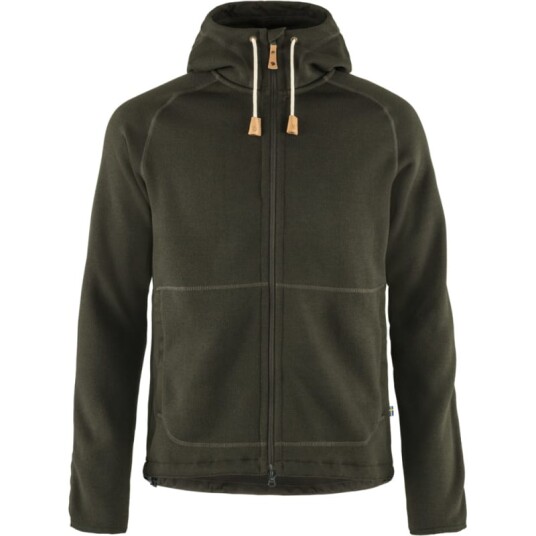 Fjellreven Men's Övik Fleece Hoodie Grønn L Man