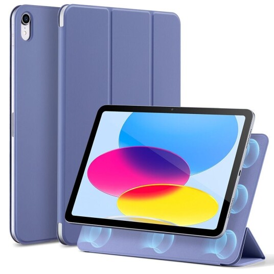 ESR iPad 10.9" (2022) ESR Rebound Magnetic Flip Deksel - Lavender