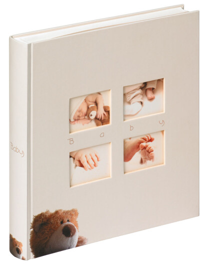 Walther Classic Bear Creme - 28x30,5 Cm (60 Hvite Sider / 30 Ark) Walther Classic Bear Creme - 28x30,5 Cm (60 Hvite Sider / 30 Ark)