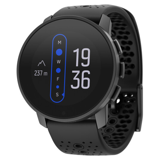 Suunto 9 Peak All Black treningsklokke med GPS pulsmåler og barometer STD
