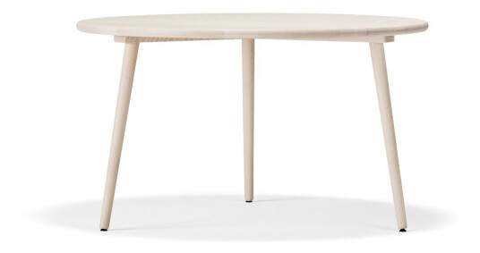 Stolab Miss Tailor spisebord rundt Ø 130 cm Bjørk lys mattlakkert, fast plate