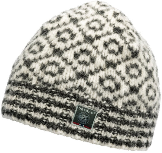 Devold Svalbard Beanie Offwhite/Anthracite 58 Devold Svalbard Beanie Offwhite/Anthracite 58