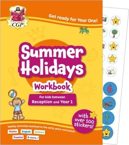 CGP Summer Holidays Activity Workbook for kids between Reception and Year 1 ages 4 5 CGP Summer Holidays Activity Workbook for kids between Reception and Year 1 ages 4 5