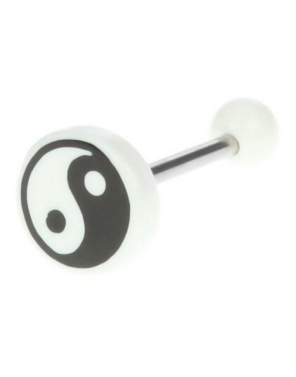 Body Art Yin Yang Tungepiercing