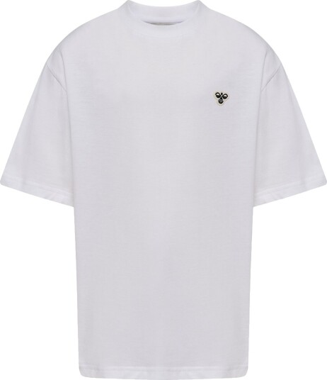 Hummel T skjorte hmlJr Loose Bright White Hummel 9 10 år (134 140) T skjorte Hvit Hummel T skjorte hmlJr Loose Bright White Hummel 9 10 år (134 140) T skjorte Hvit