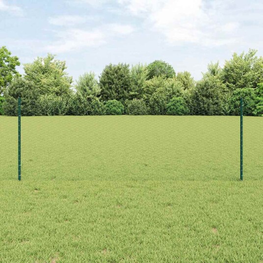Gjerde med innlegg. grønn 0.8 x 50 m Stål