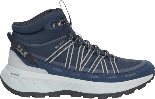 Jack Wolfskin Men"s Wild Hike Texapore Mid Midnight Sky, 39.5