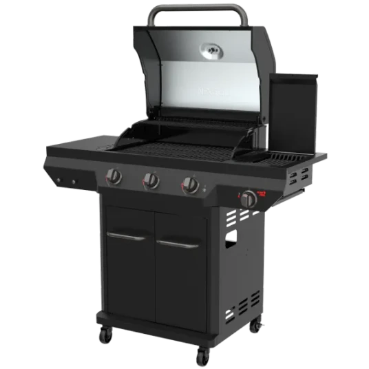 Nexgrill Deluxe 3 Brenner Gassgrill Med Searing Sone | Sort