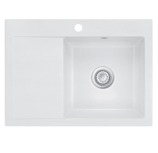 Lavabo Mera 70 Kjøkkenvask 700x510 mm, Hvit Lavabo Mera 70 Kjøkkenvask 700x510 mm, Hvit