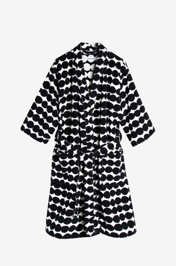 Marimekko Badekåpe Räsymatto Svart Marimekko Badekåpe Räsymatto Svart
