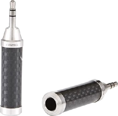 Av Adapter Furutech Adl Jack 3,5Mm Jack 6,3Mm Svart