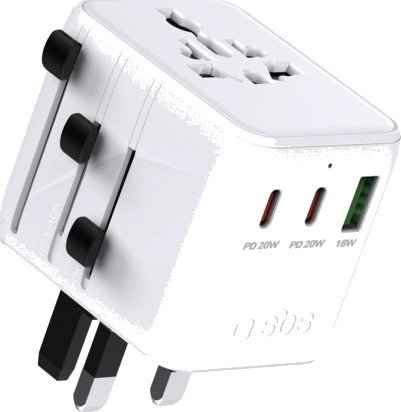 Sbs Universell Reiseadapter 2Xusb-C 1Xusb-A - Hvit
