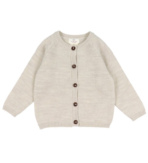 Copenhagen Colors Merino Knitted Cardigan Beige 110