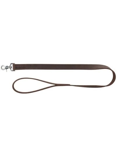 Trixie Rustic Fatleather Leash ml: 1.00 M/20 Mm Dark Brown