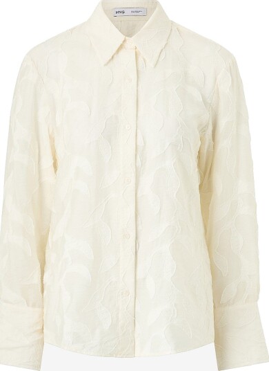 Mango Bluse Cruz Hvit