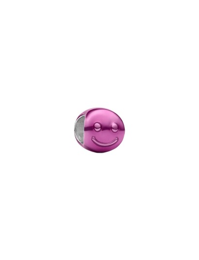 Pandora Pink Happy Face Mini Charm   Pink   ONE SIZE