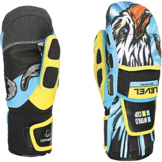 LEVEL Worldcup JR CF Mitt Yellow Blue 6 Jr L