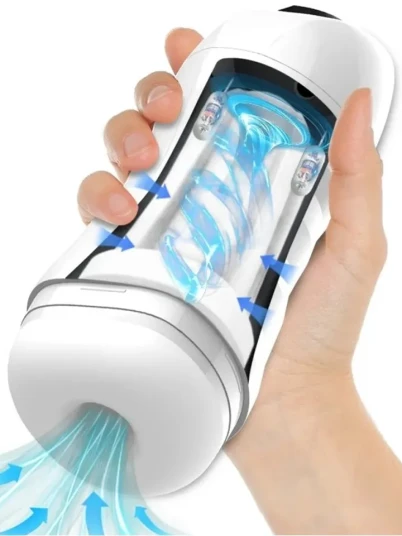 Max Cup Masturbator Vibration & Suction White Max Cup Masturbator Vibration & Suction White