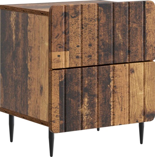  Nattbordskap Gammelt tre 43 x 34,5 x 49,5 cm Konstruert tre