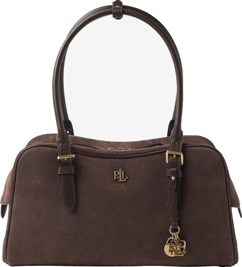 Lauren Ralph Lauren   Vesken Satchel   Brun