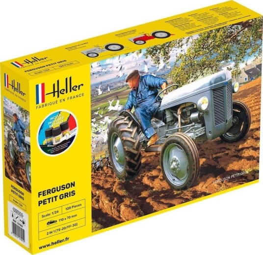 Heller Startsett 1/24 Ferguson TE 20/FF 30 Gråtass