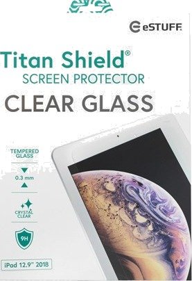 Estuff Titan Shield - Skjermbeskyttelse For Nettbrett - Glass - Blank - For Apple 13-Inch Ipad Air (M2)  13-Inch Ipad Pro (M4)