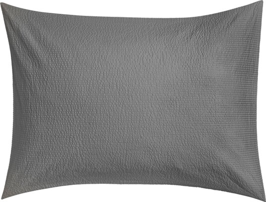 ERWIN M. Putetrekk Avellino vevd krepp; 60x80 cm LxB; Grå