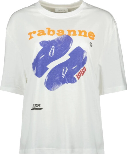 Rabanne Dame Topper Hvit L,