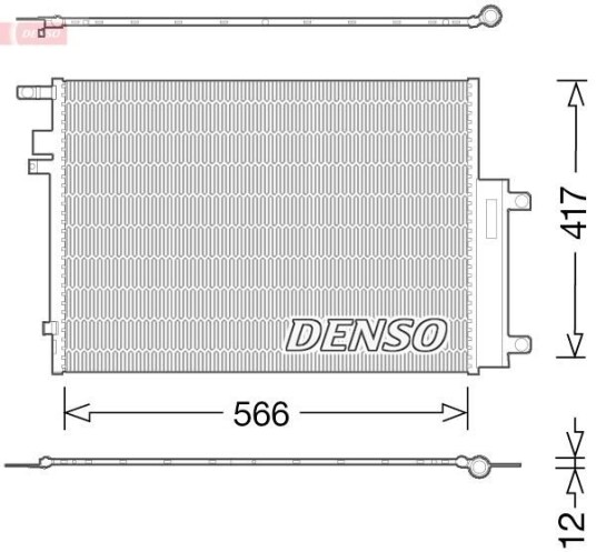 Kondensator DENSO DCN06017 Kondensator DENSO DCN06017