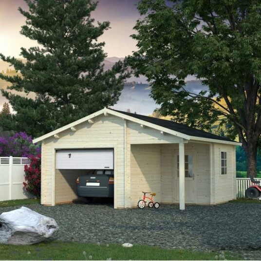 Garasjebod Palmako Roger 28,1 m2 med Leddport Garasjebod Palmako Roger 28,1 m2 med Leddport
