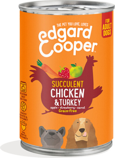 Edgard & Cooper Hundemat med Kylling & Kalkun 400 g - Naturlige Ingredienser Edgard & Cooper Hundemat med Kylling & Kalkun 400 g - Naturlige Ingredienser
