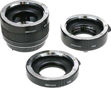 Kenko DG Teleplus Mellomringsett for Nikon - 12mm, 20mm, 36mm for Makrofotografi Kenko DG Teleplus Mellomringsett for Nikon - 12mm, 20mm, 36mm for Makrofotografi