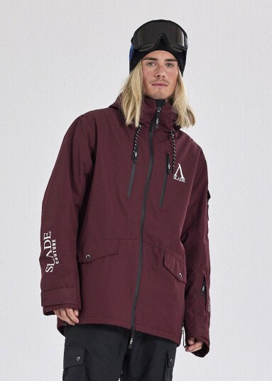Slade Aspen Shell Jacket Burgundy Xs Skijakker