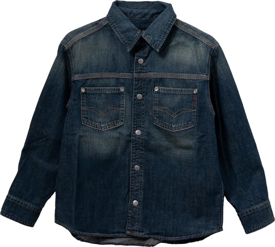Replay Over Denim Shirt Blue 16 A