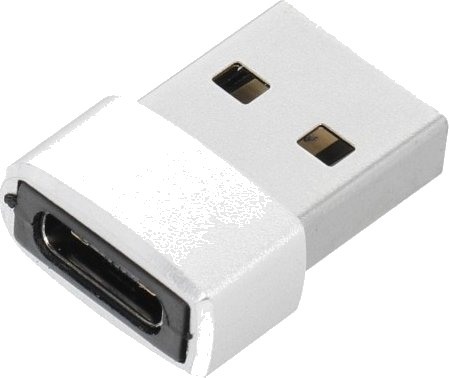 Usb Adapter Oem Adapter Type C (Żeński) Til Usb A (Męski) Srebrny Usb Adapter Oem Adapter Type C (Żeński) Til Usb A (Męski) Srebrny
