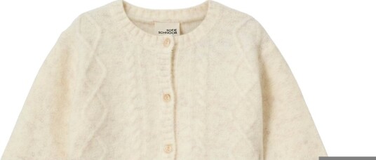Sofie Schnoor Cardigan Strikk HennyKB Off White Sofie Schnoor 5 år (110) Cardigan Hvit