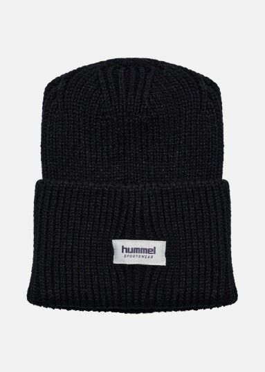 Hummel hmlJR HEAVY RIB KNIT BEANIE BLACK OS CHILD pannebånd Hummel hmlJR HEAVY RIB KNIT BEANIE BLACK OS CHILD pannebånd