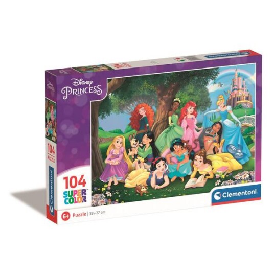 Clementoni Jigsaw Puzzle - Disney Princess 104st. Gulv