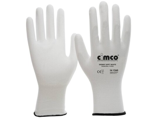 Cimco Skinny Soft Str. 10 141264 Verneklar Hvit (141264)