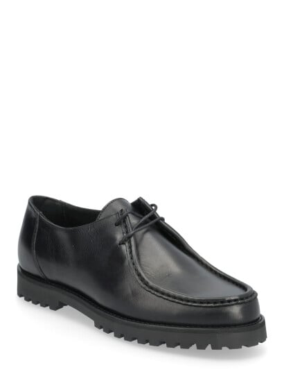 Garment Project Ollie Moc Toe Black Leather Black 40 Garment Project Ollie Moc Toe Black Leather Black 40