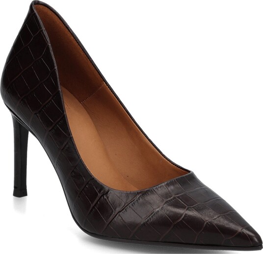 Billi Bi Pumps BROWN MONTERREY CROCO 40