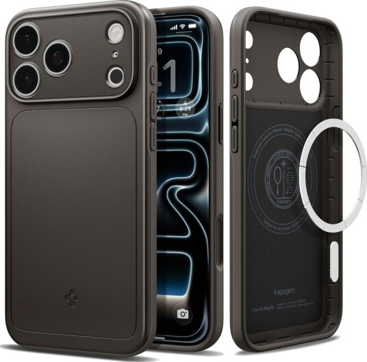 Spigen Thin Fit MagSafe etui for iPhone 18 Pro Max/17 Pro Max - Gunmetal
