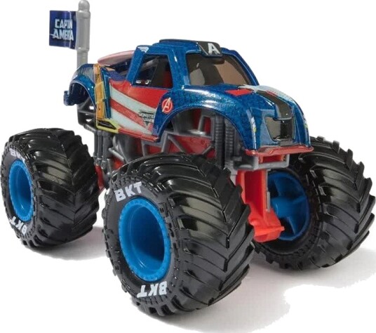 Monster Jam Marvel Captain America Lekebil 1:64