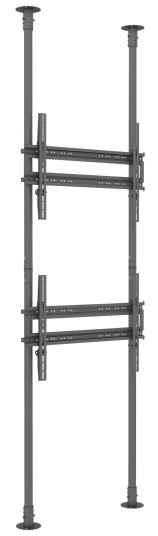 Multibrackets M Pro Series MBFC2P2UHD - monteringssett - for 2 LCD-skjermer - svart