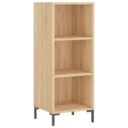 vidaXL Highboard sonoma eik 34,5x34x180 cm konstruert tre 8720845497460