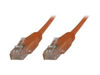 MicroConnect - Nettverkskabel - RJ-45 (hann) til RJ-45 (hann) - 20 cm - UTP - CAT 6 - halogenfri, flertrådet - oransje
