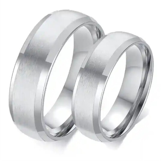 Forever steel forlovelsesring eller vielse