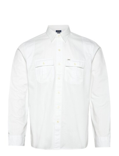 Polo Ralph Lauren Classic Fit Sateen Workshirt White S Polo Ralph Lauren Classic Fit Sateen Workshirt White S